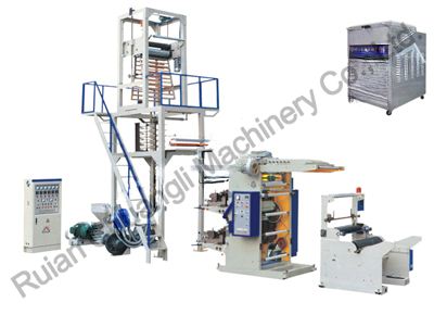 HDPE/LDPE Film Blowing and Two-color Flexographic Printing Connection Production Line