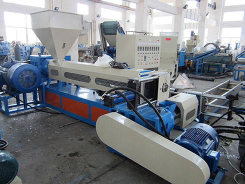 Water-cooling Type Double-stage PP/PE Plastic Recycling Machine